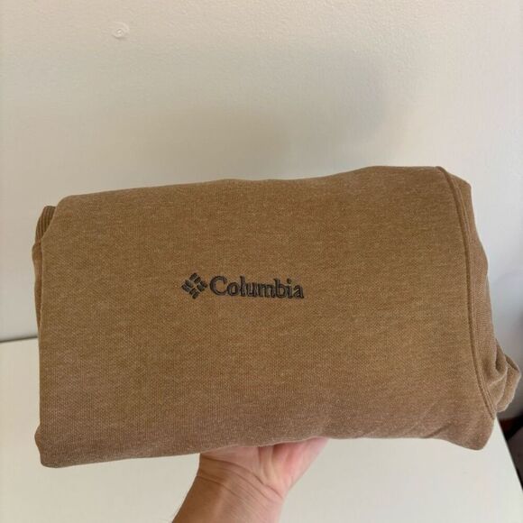 Columbia Mens Hart Mountain II Crewneck Fleece Sweatshirt Delta Brown Large - Picture 13 of 13